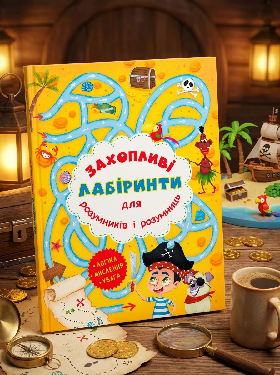 Захопливі лабіринти для розумників і розумниць. Острів — Комікси та манґи