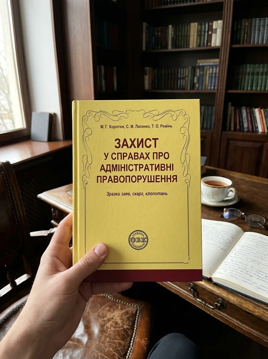 Захист у справах про адміністративні правопорушення. Зразки заяв, скарг, клопотань — Михайло Коротюк, обкладинка