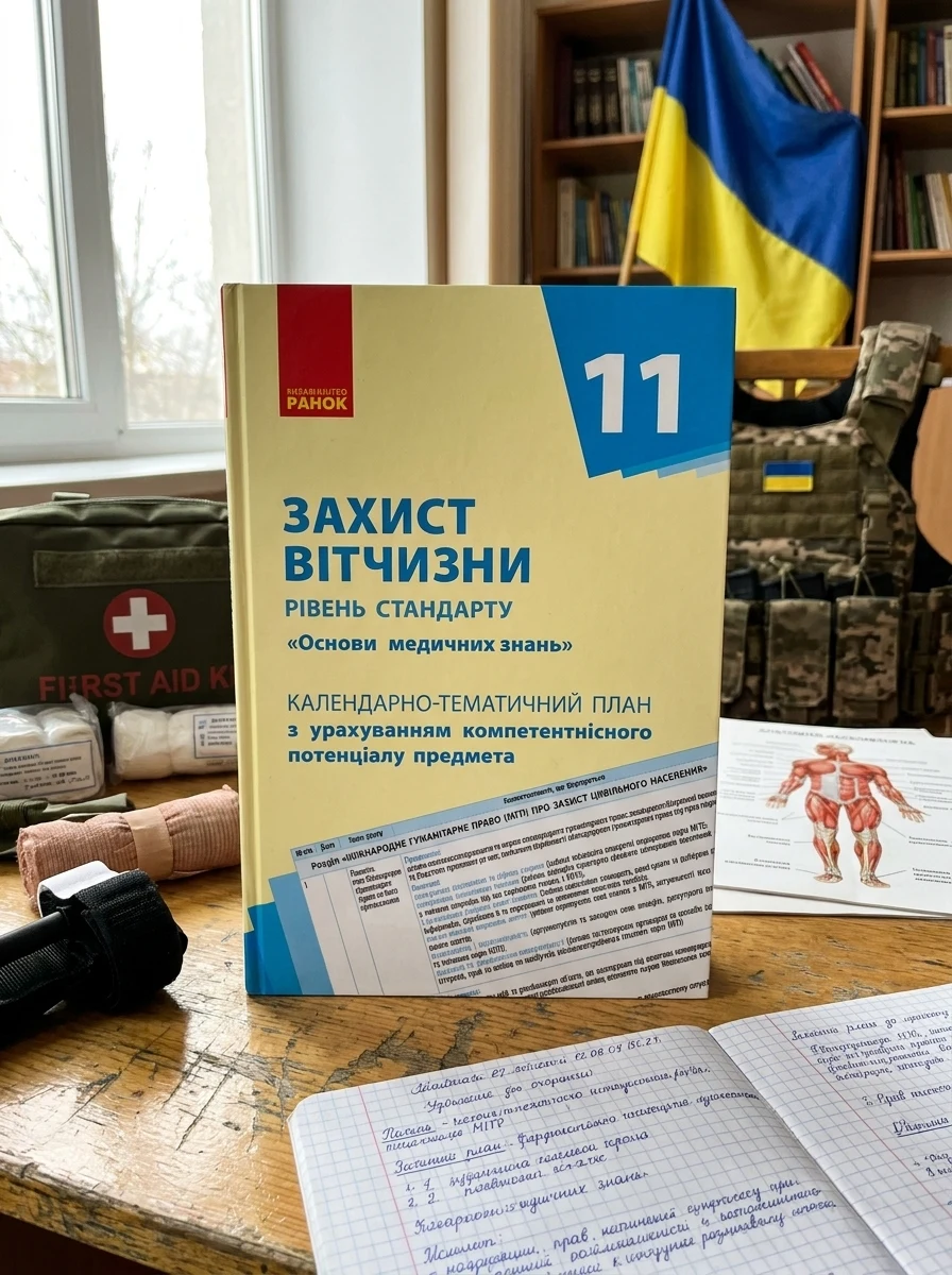 Захист Вітчизни (Основи медичних знань) 11 клас. Календарно-тематичний план. Рівень стандарту — Вивчення мов