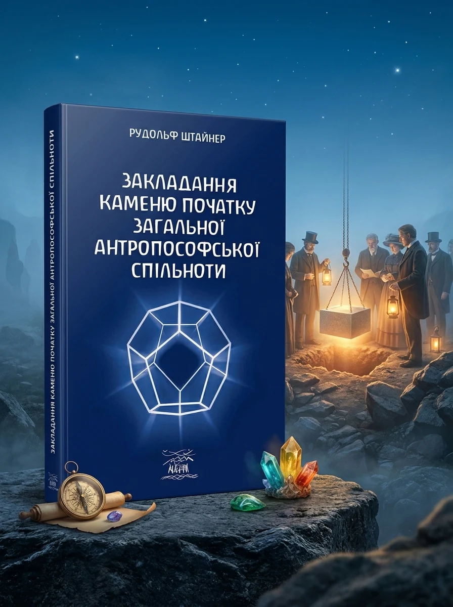 Закладання каменю початку загальної антропософської спільноти — Рудольф Штайнер, обкладинка