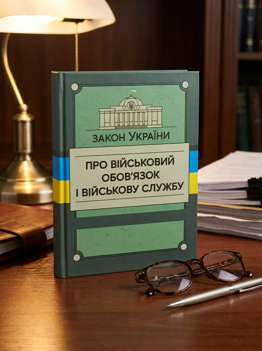 Закон України «Про військовий обов’язок і військову службу», обкладинка