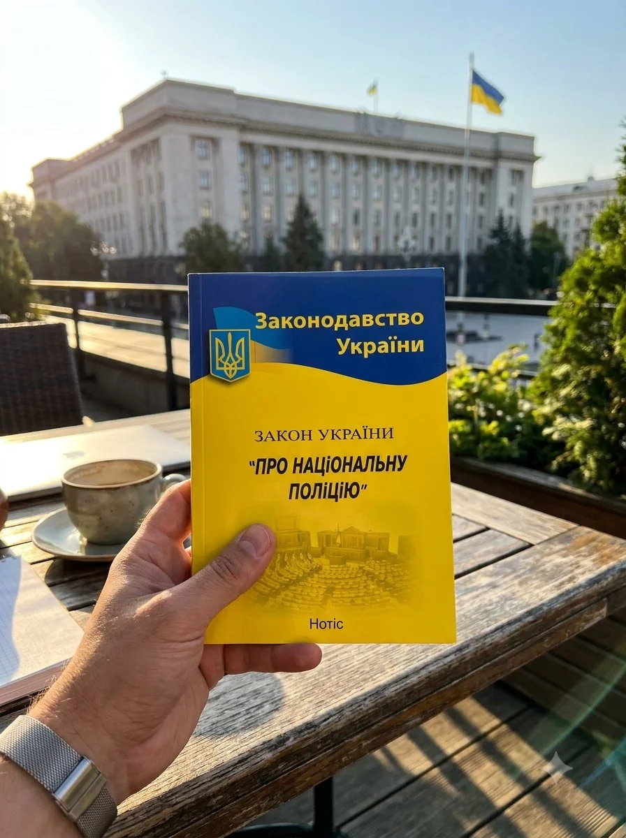 Закон України "Про національну поліцію", обкладинка