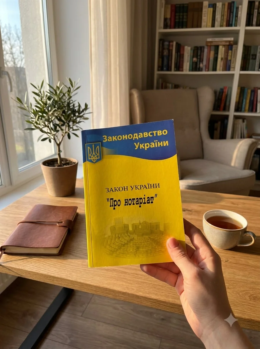 Закон України "Про нотаріат", обкладинка