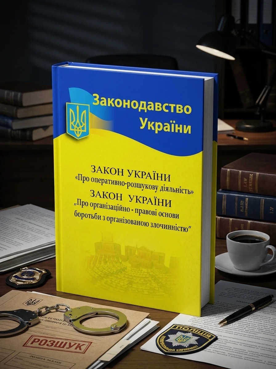 Закон України "Про оперативно-розшукову діяльність". Закон України "Про організаційно-правові основи боротьби з організованою злочинністю", фото 2