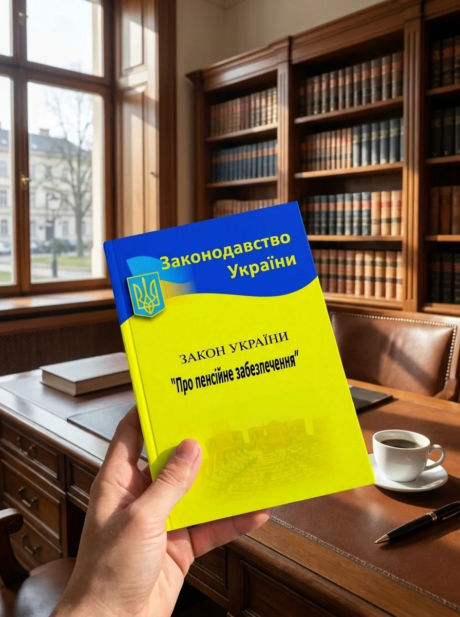 Закон України "Про пенсійне забезпечення", обкладинка