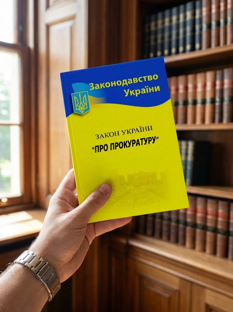 Закон України "Про прокуратуру", обкладинка
