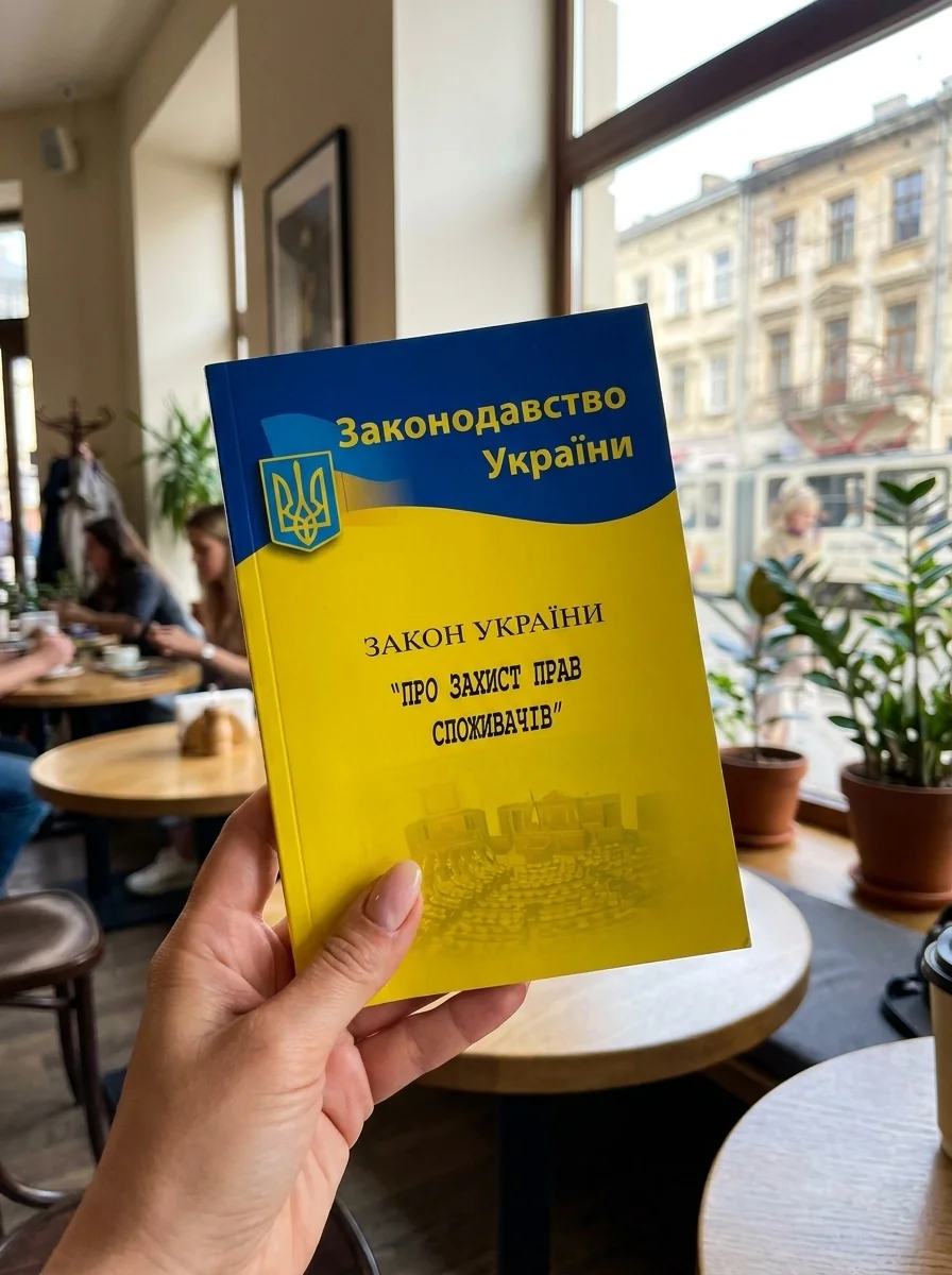 Закон України "Про захист прав споживачів", обкладинка