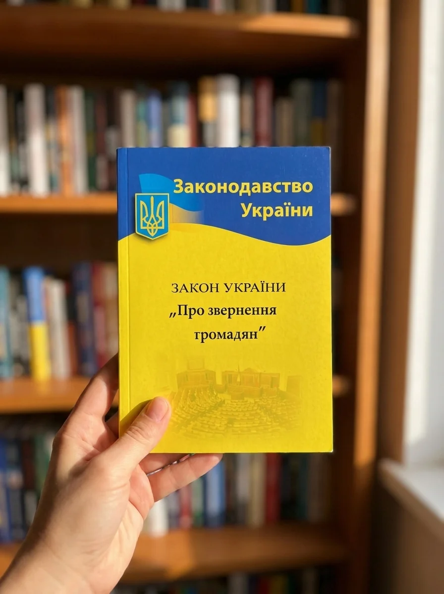 Закон України "Про звернення громадян", обкладинка
