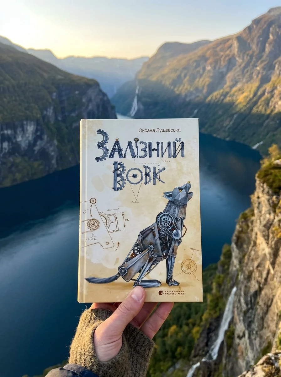 Залізний вовк (видання 2019 року) — Оксана Лущевська, обкладинка