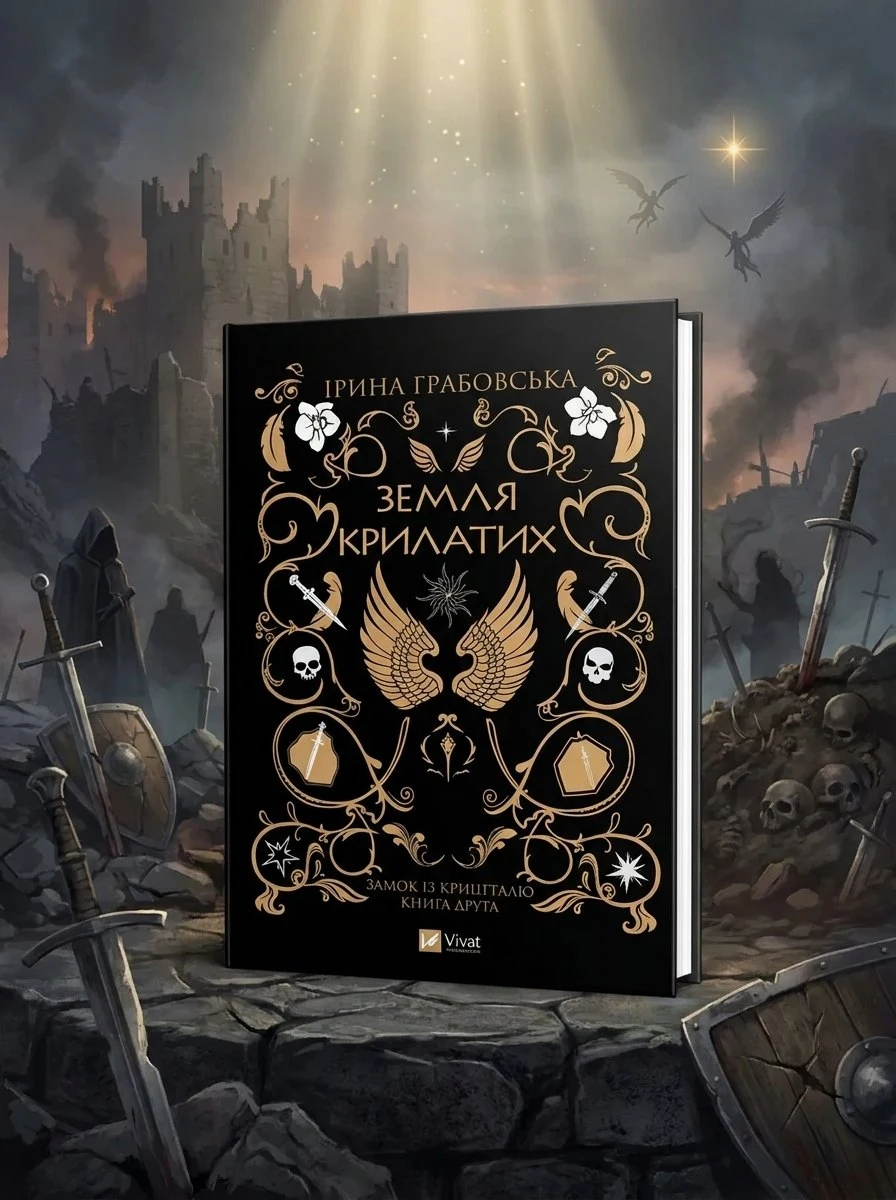 Замок із кришталю. Зірки та кістки. Книга 1. Ірина Грабівська (українською мовою), обкладинка