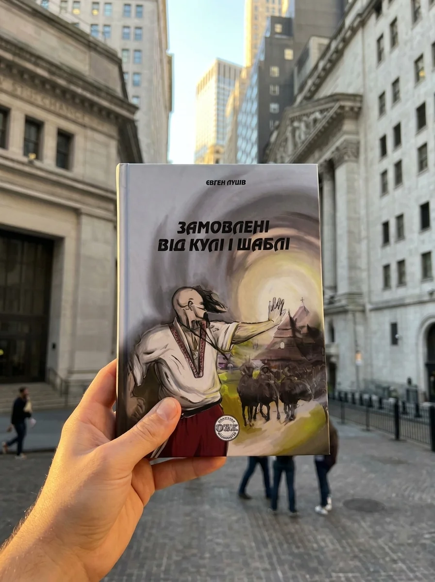 Замовлені від кулі і шаблі — Євген Луців, обкладинка