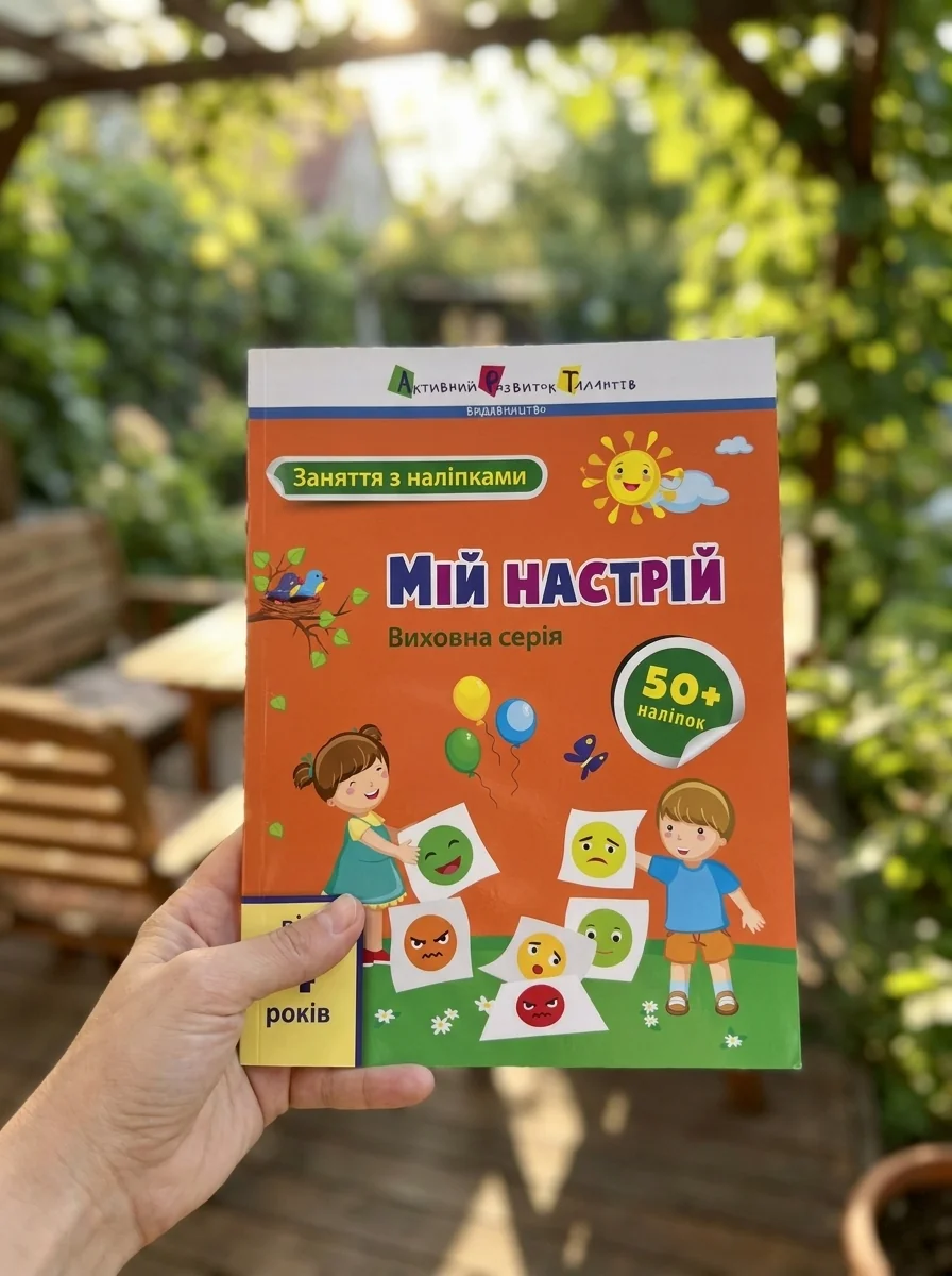 Заняття з наліпками. Мій настрій — Книги з наліпками