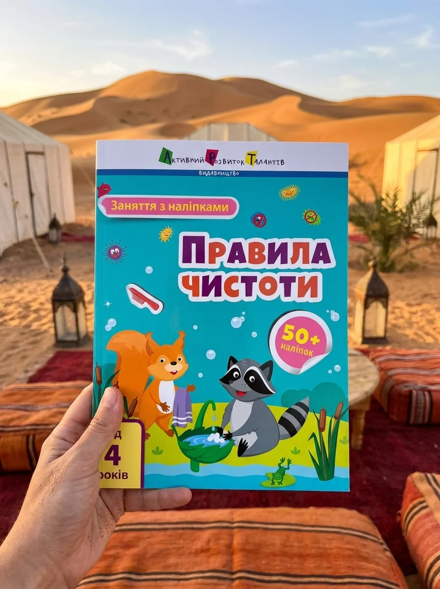 Заняття з наліпками. Правила чистоти — фото 2