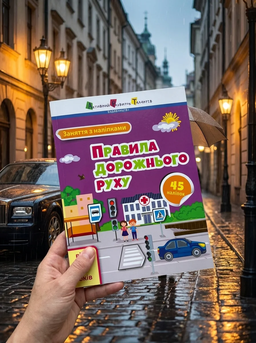Заняття з наліпками. Правила дорожнього руху — фото 2