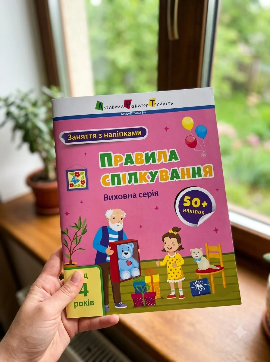 Заняття з наліпками. Правила спілкування — Розвивальні книги