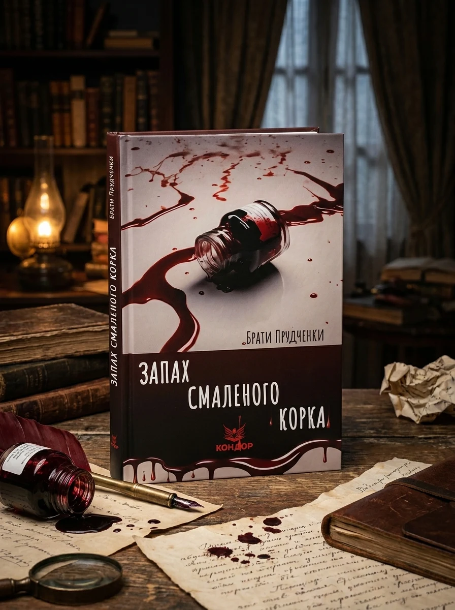 Запах смаленого корка — Брати Прудченки, обкладинка