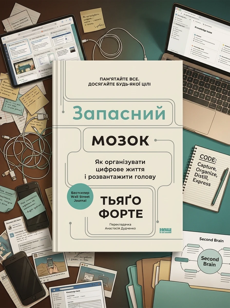 Запасний мозок. Як організувати цифрове життя і розвантажити голову