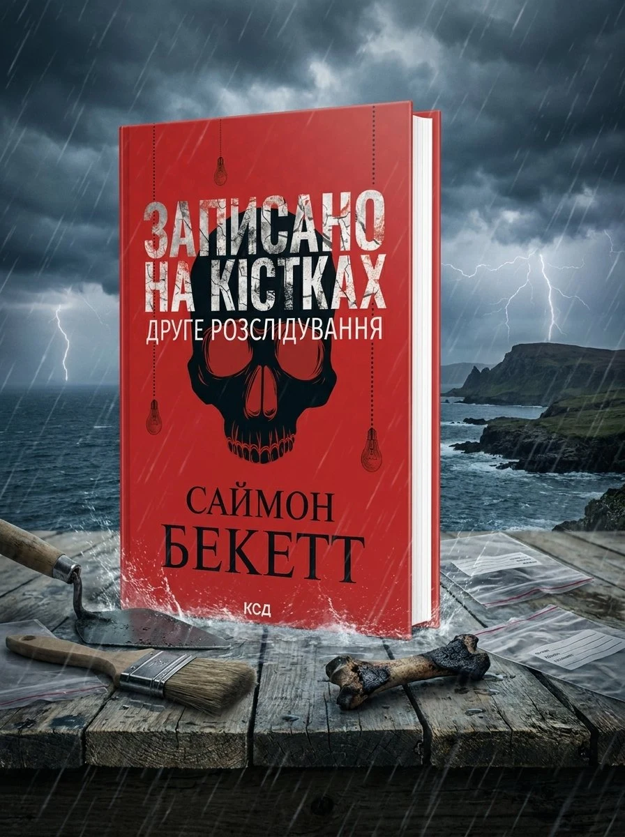 Записано на кістках. Друге розслідування. Девід Гантер. Книга 2 — Саймон Бекетт, обкладинка