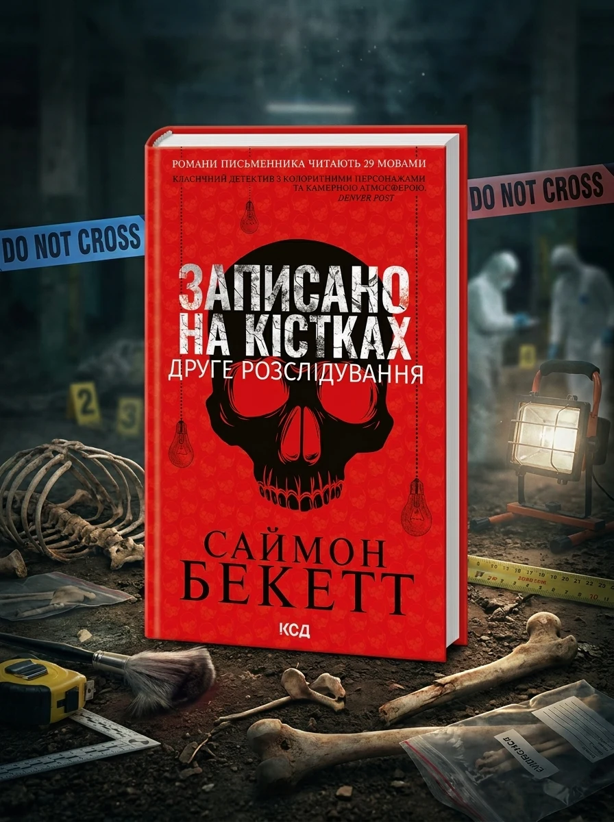 Записано на кістках. Друге розслідування, Саймон Бекетт, 9786171509009 — Художня література