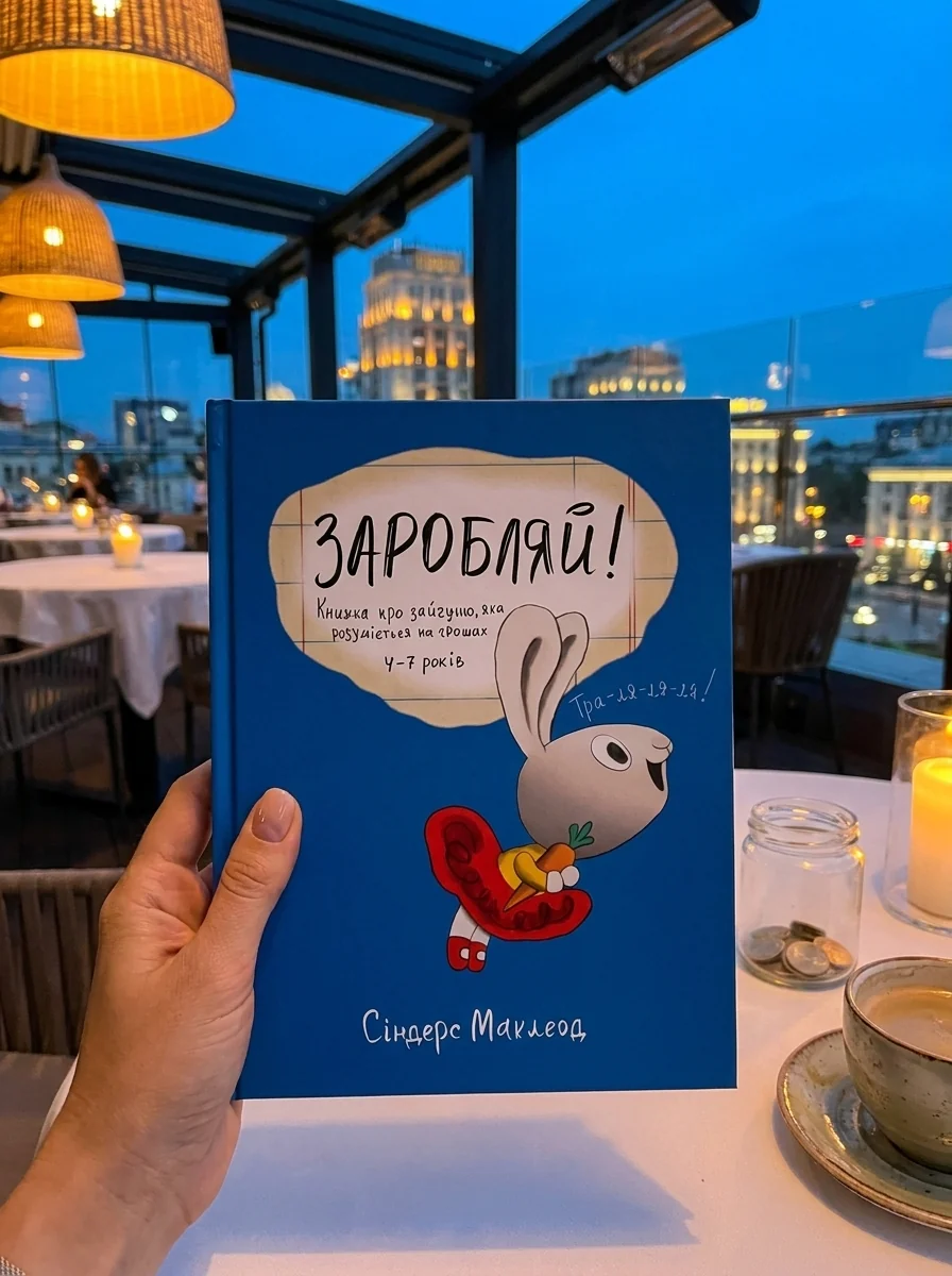 Заробляй! Книжка про зайчуню, яка розуміється на грошах. 4–7 років — Пізнавальні книги для дітей