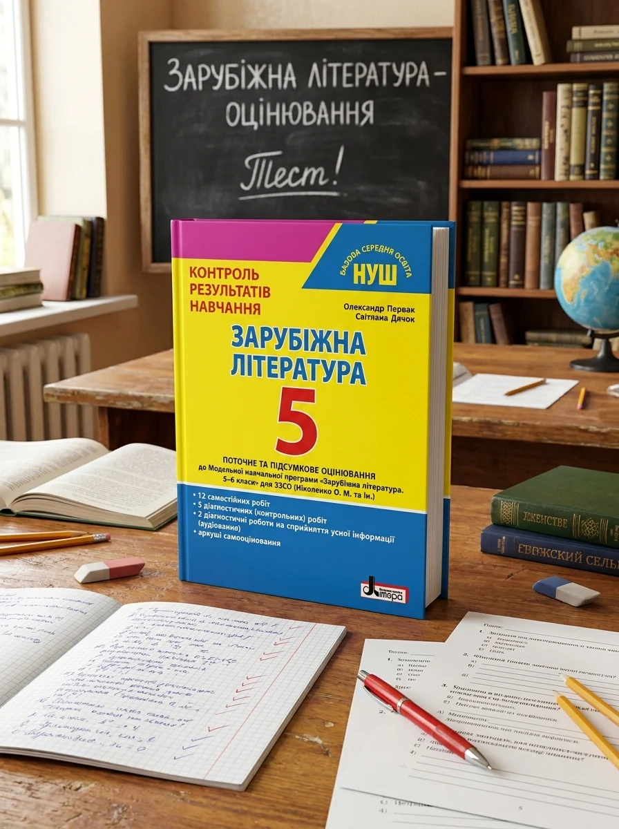 Зарубіжна література. 5 клас. Контроль результатів навчання