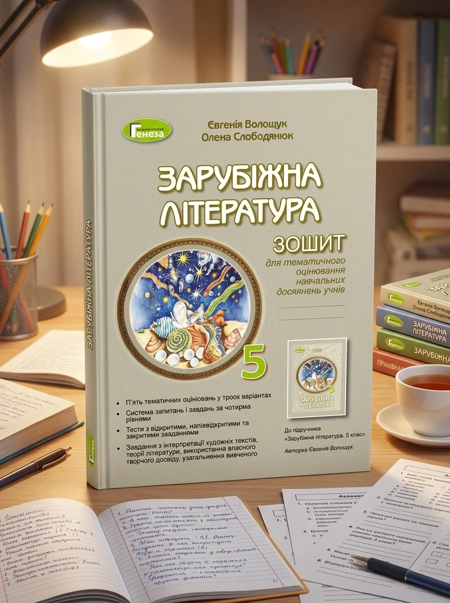 Зарубіжна література 5 клас. Зошит для тематичного оцінювання навчальних досягнень учнів