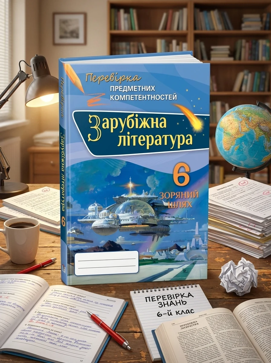 Зарубіжна література. 6 клас. Перевірка предметних компетентностей. Збірник завдань для оцінювання навчальних досягнень