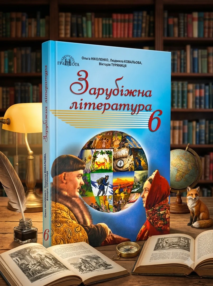 Зарубіжна література 6 клас. Підручник. Грамота (Ніколенко О.) — Навчальна література