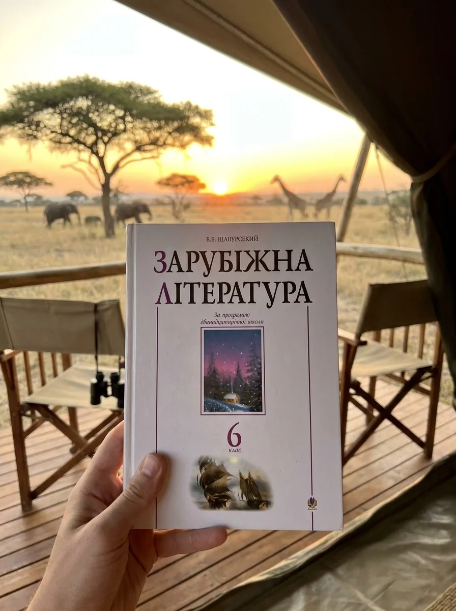 Зарубіжна література. 6 клас. Посібник-хрестоматія — Борис Щавурський, обкладинка