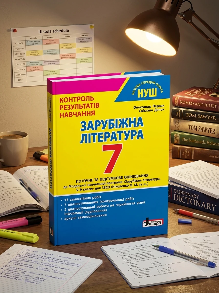 Зарубіжна література. 7 клас. Контроль результатів навчання — Вивчення мов