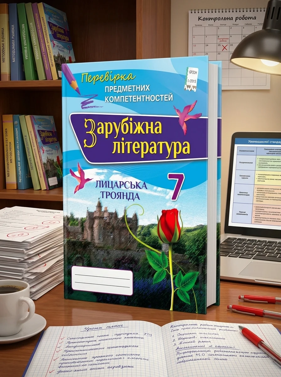 Зарубіжна література. 7 клас. Перевірка предметних компетентностей. Збірник завдань для оцінювання навчальних досягнень