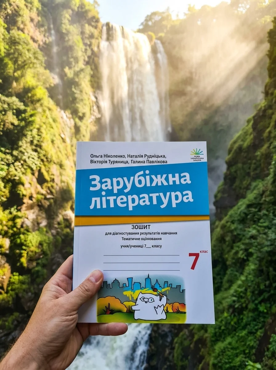 Зарубіжна література. 7 клас. Зошит для діагностування результатів навчання — Ольга Ніколенко, обкладинка