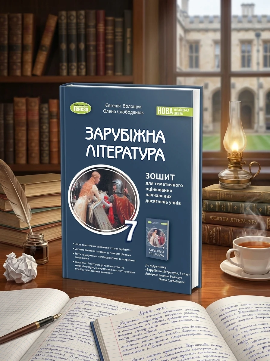 Зарубіжна література. 7 клас. Зошит для тематичного оцінювання навчальних досягнень учнів
