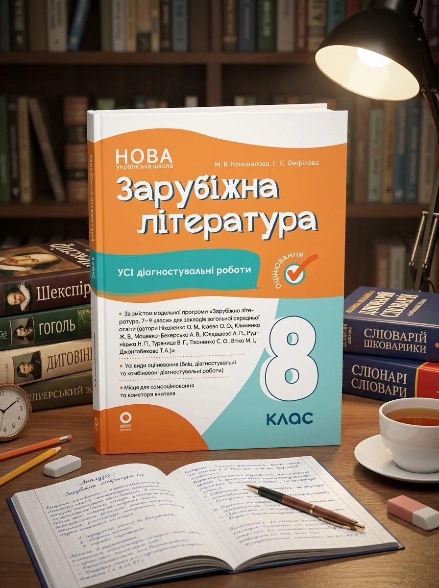 Зарубіжна література. Усі діагностувальні роботи. 8 клас — фото 2
