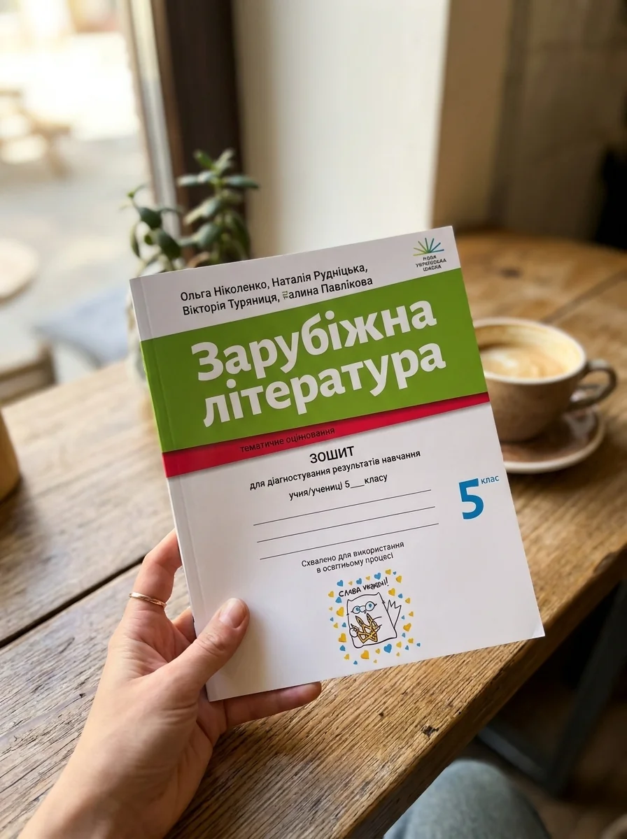 Зарубіжна література. Зошит для діагностування результатів навчання. 5 клас — Ольга Ніколенко, обкладинка