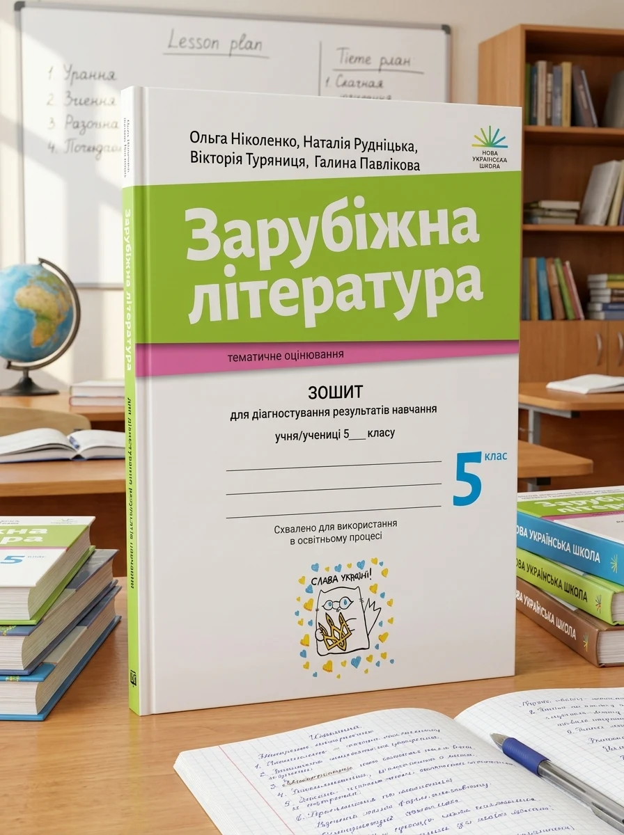 Зарубіжна література. Зошит для діагностування результатів навчання. 5 клас