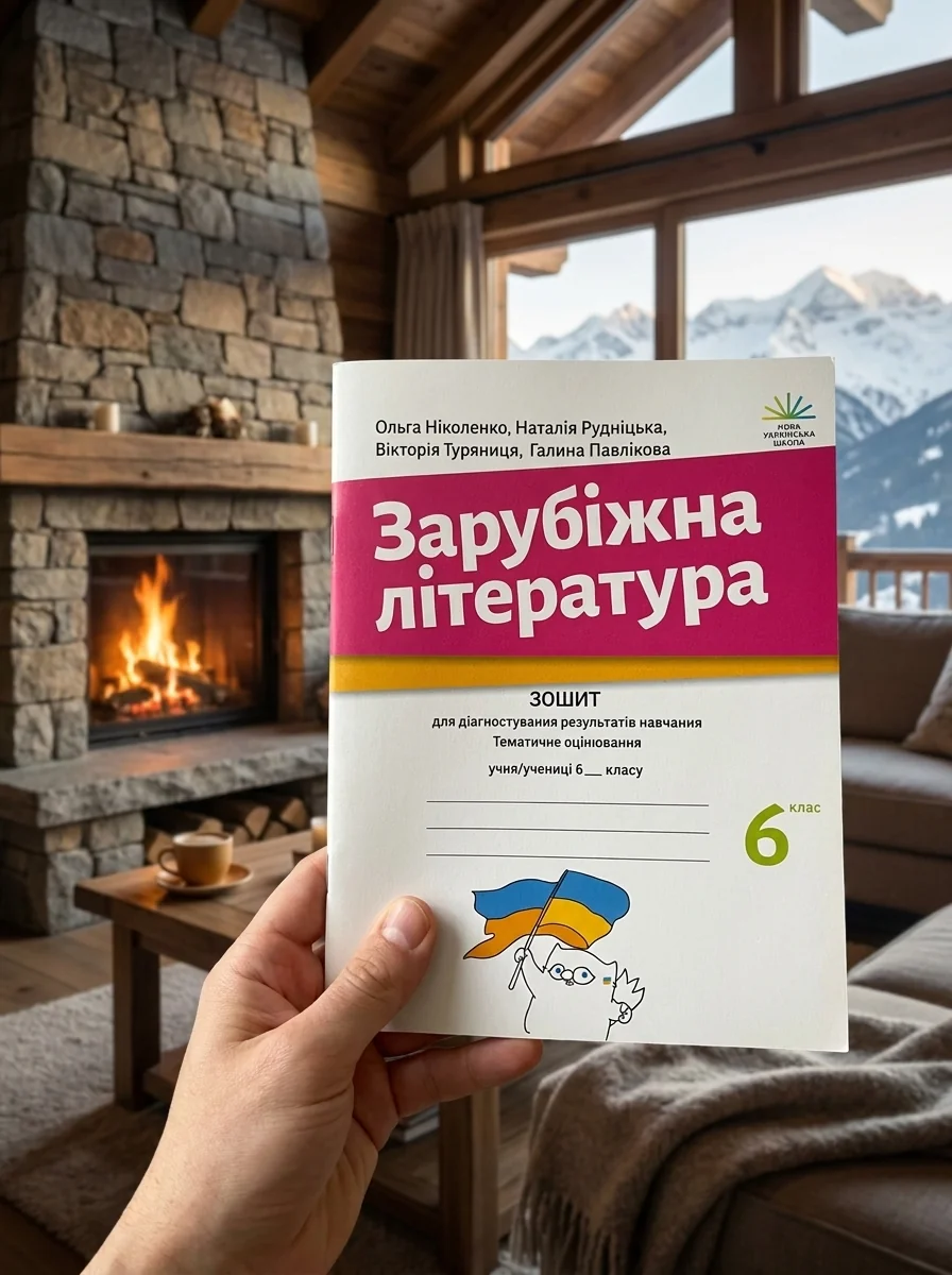Зарубіжна література. Зошит з діагностування результатів навчання. 6 клас — Ольга Ніколенко, обкладинка