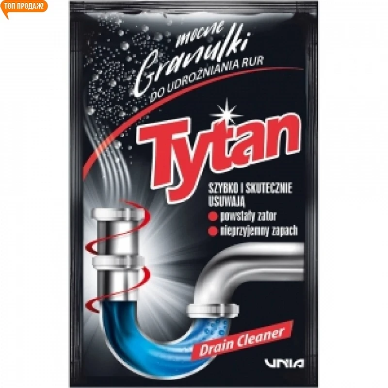 Засіб для чищення труб TYTAN 40г гранули 30510/T30580