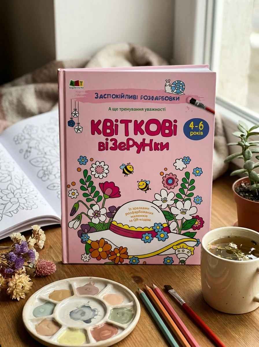 Заспокійливі розфарбовки. Квіткові візерунки — фото 2
