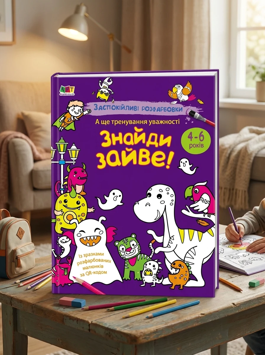 Заспокійливі розфарбовки. Знайди зайве! — фото 2