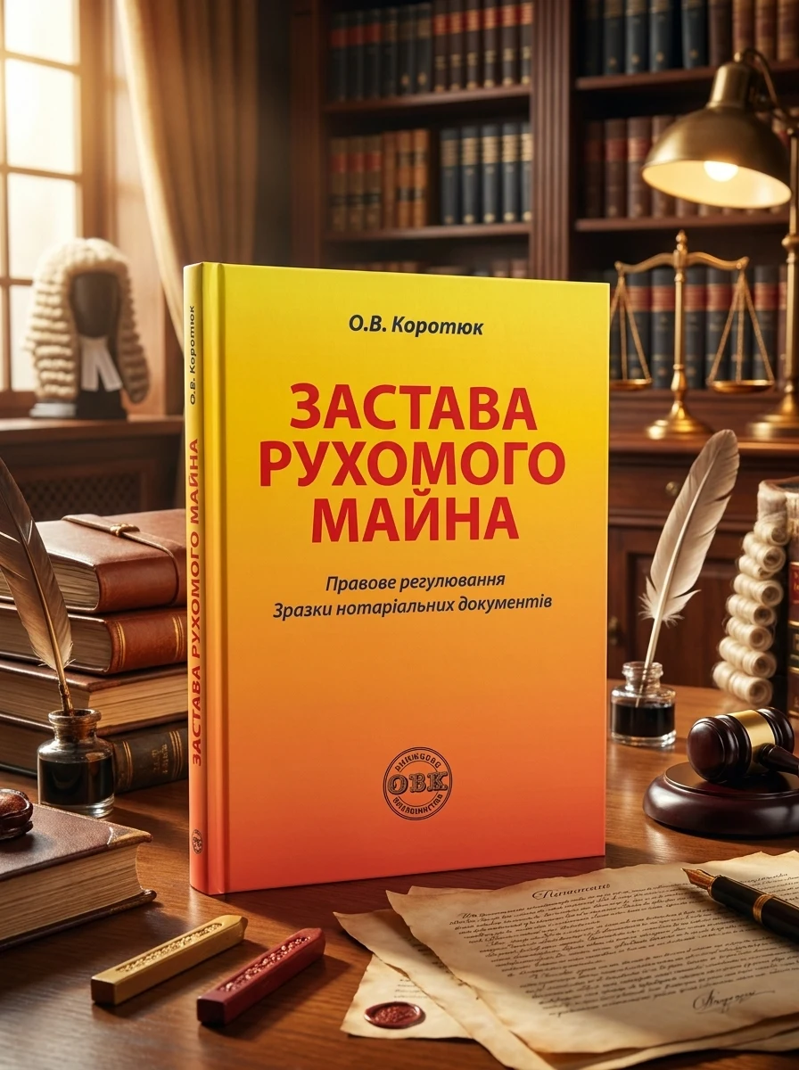 Застава рухомого майна. Правове регулювання. Зразки нотаріальних документів — Оксана Коротюк, фото 2