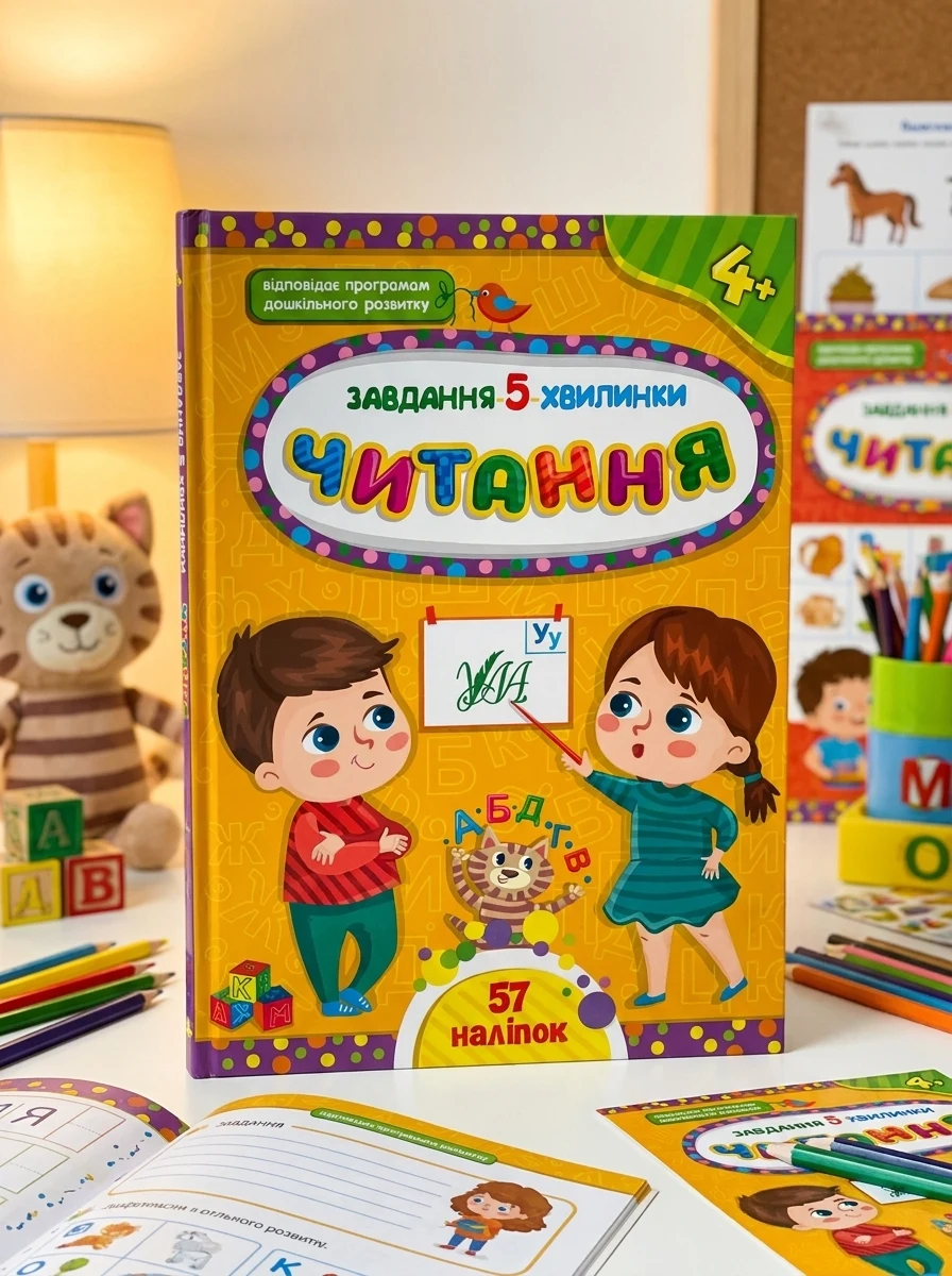 Завдання 5/хвилинки Читання 4+ УЛА — Дитяча література