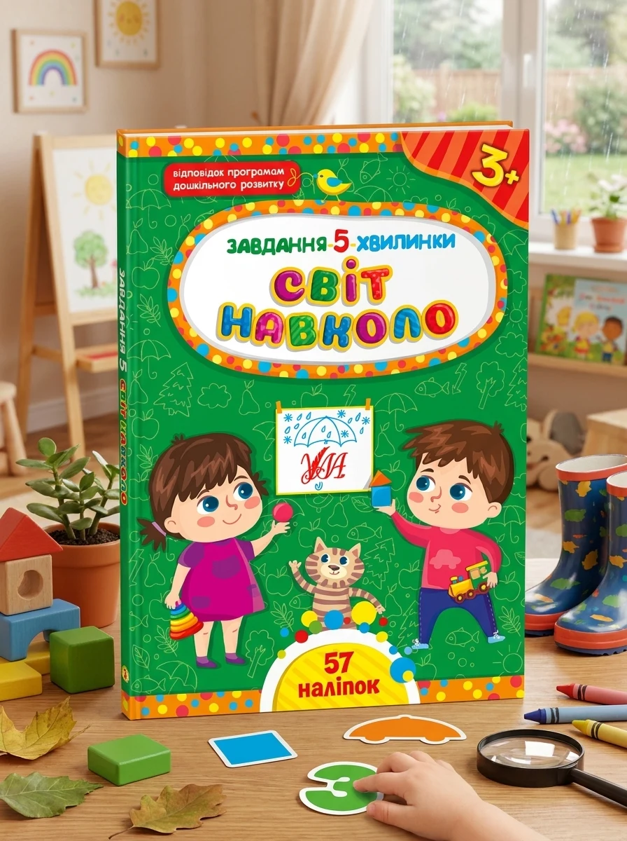 Завдання-5-хвилинки. Світ навколо. 3+