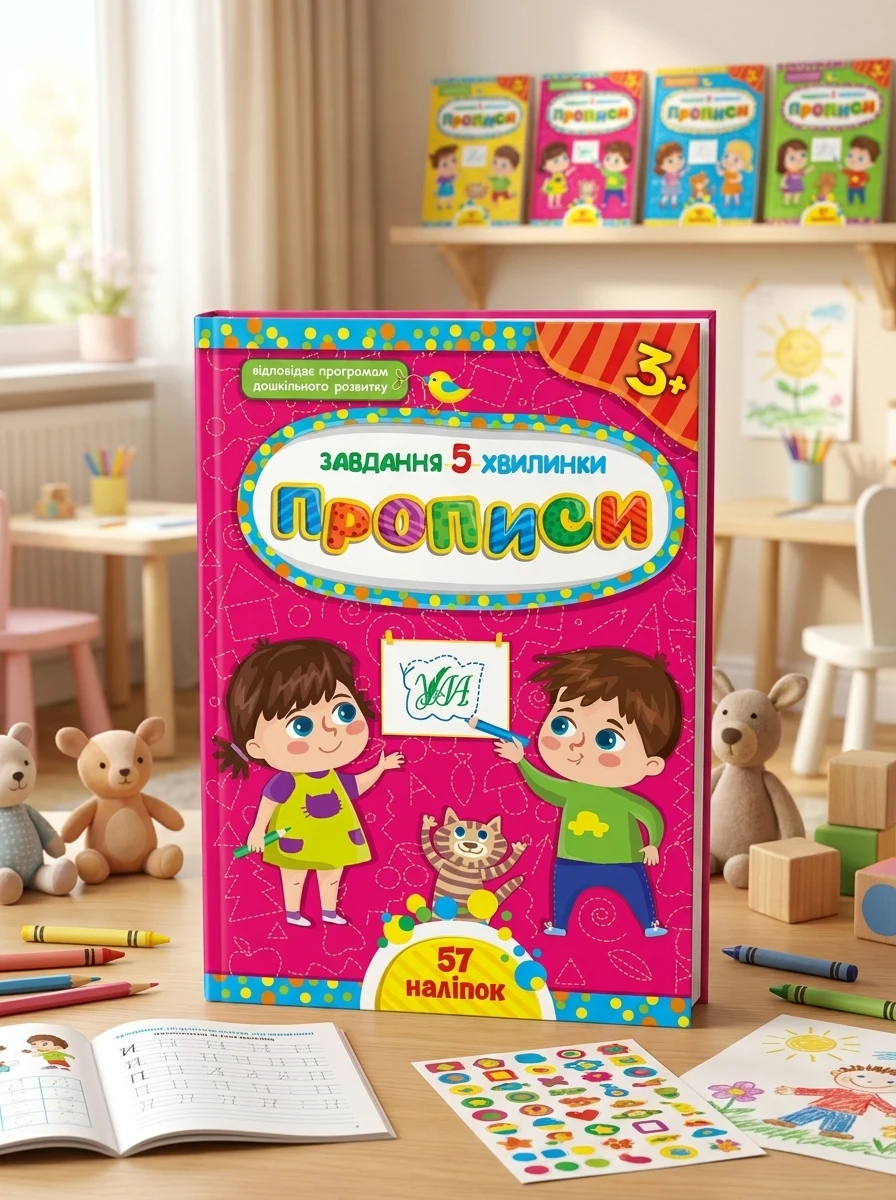 Завдання 5/хвилинкиПрописи 3+ УЛА — Дитяча література