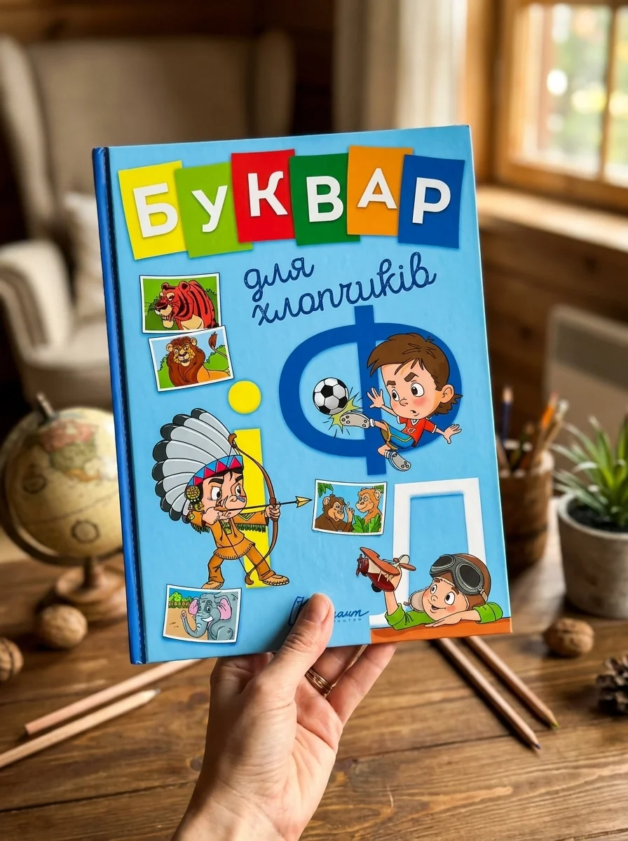 Завтра до школи. Букварик для хлопчиків — Ольга Архипова, обкладинка