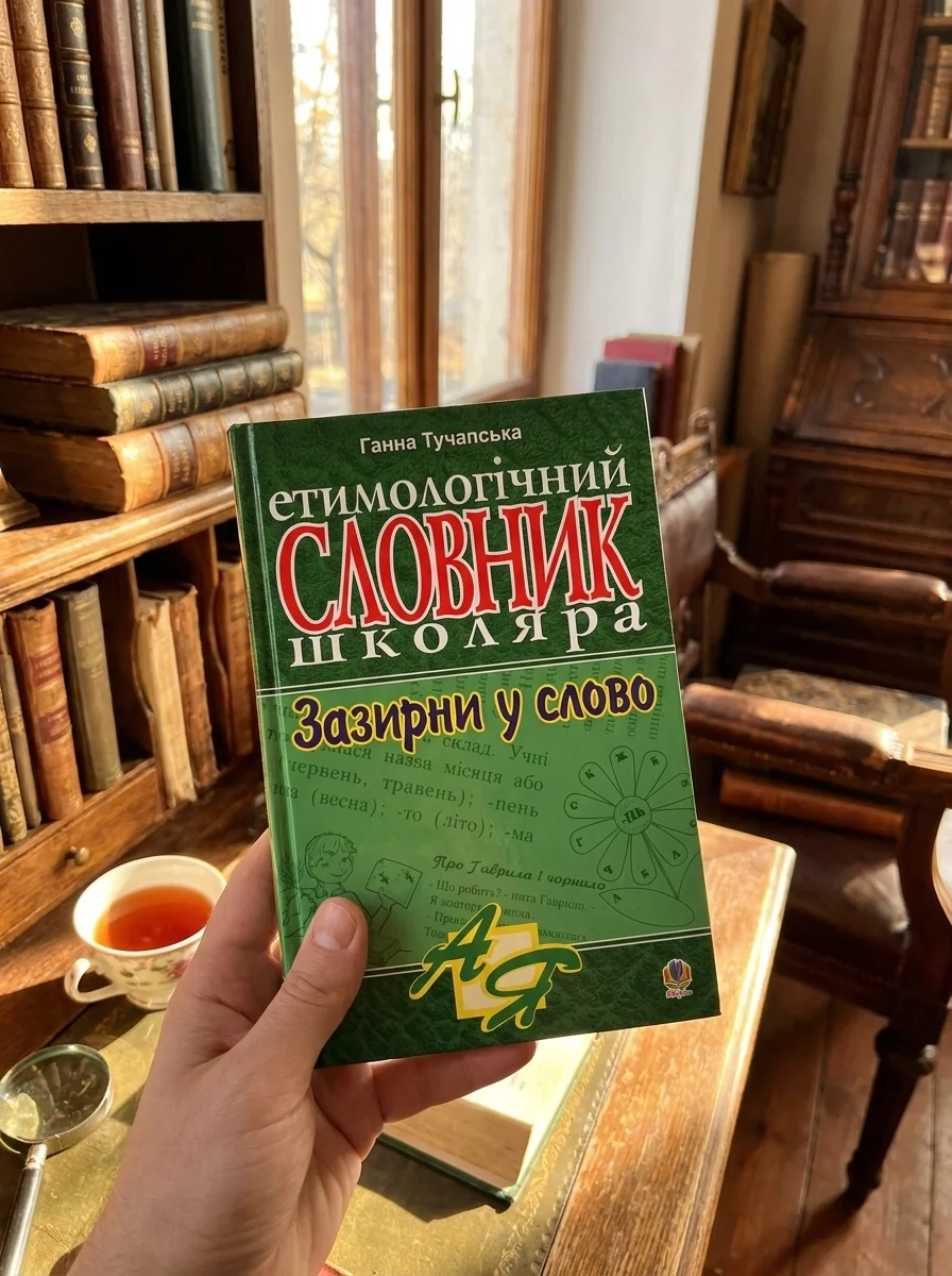 Зазирни у слово. Етимологічний словник учня — Вивчення мов