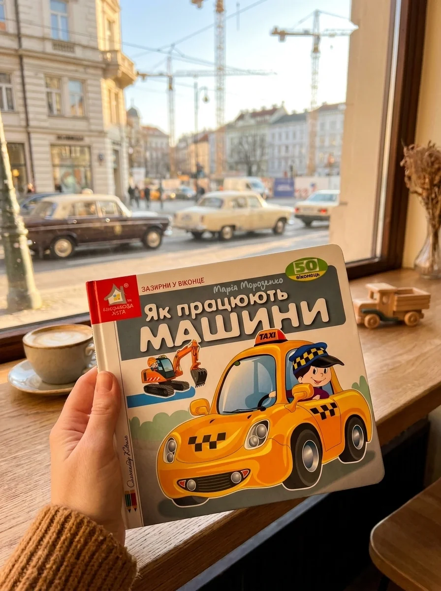 Зазирни у віконце. Як працюють машини — Коваль О., обкладинка