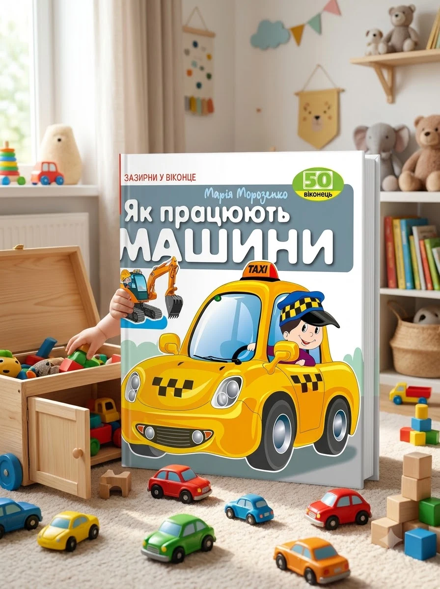 Зазирни у віконце. Як працюють машини — Дитячі книги