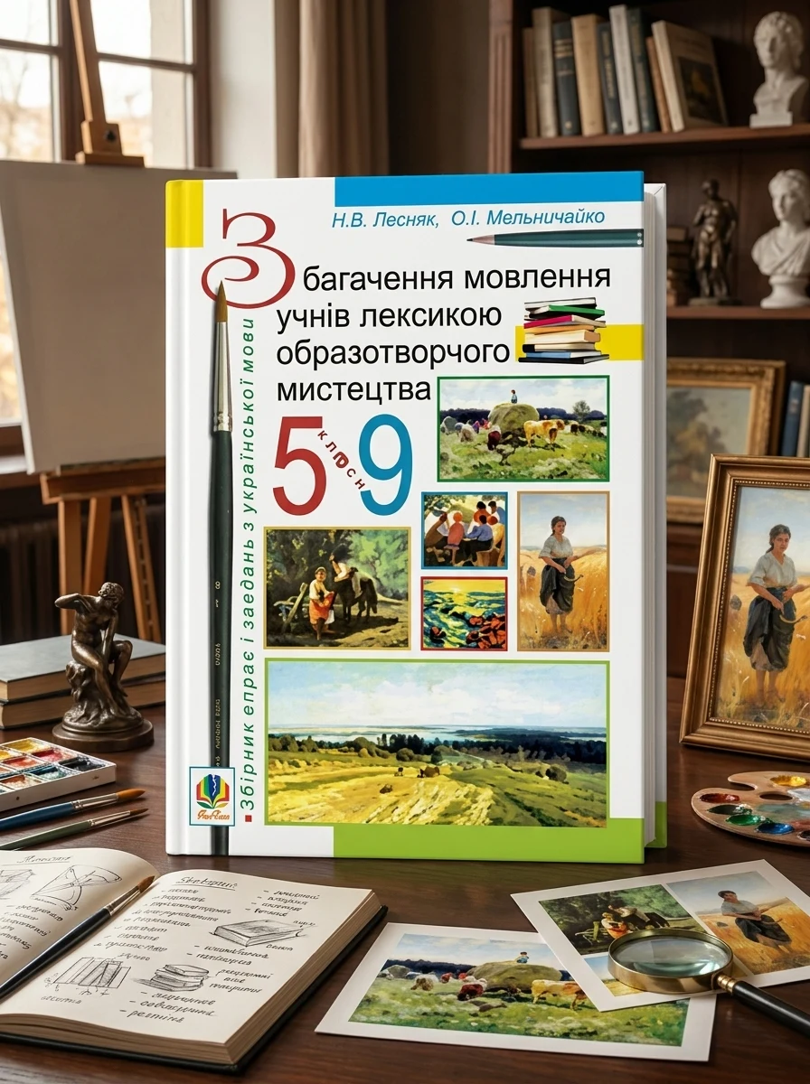 Збагачення мовлення учнів лексикою образотворчого мистецтва. 5-9 класи — Вивчення мов
