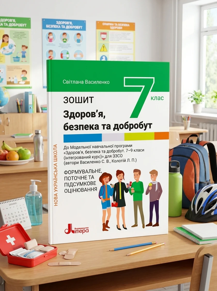 Здоров'я, безпека та добробут. 7 клас. Зошит. Формувальне, поточне та підсумкове оцінювання